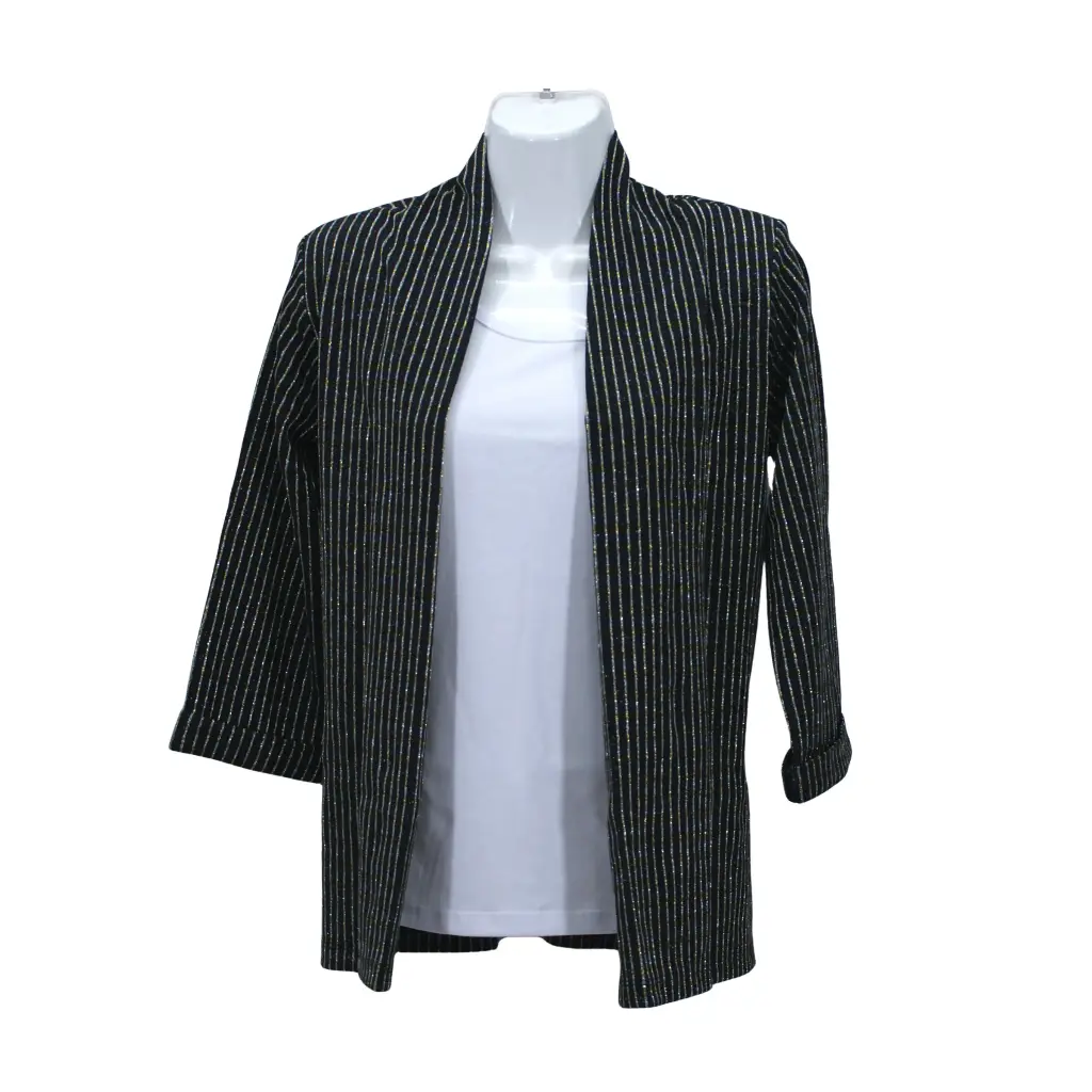 Saco Lineas Oro Negro