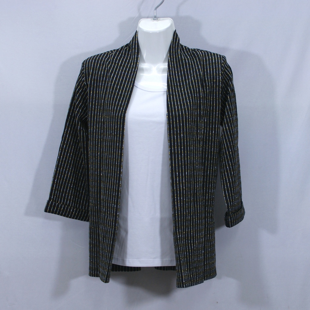 Saco Lineas Oro Negro