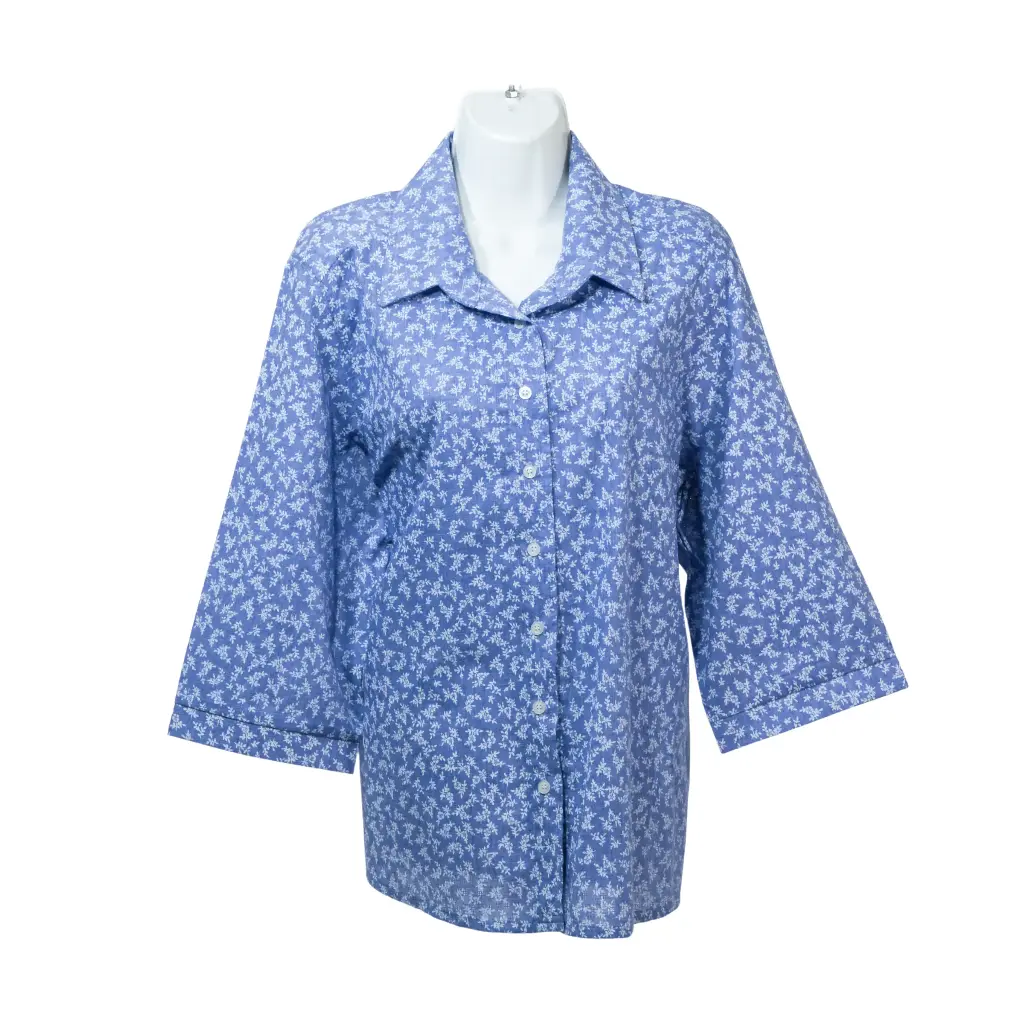 Camisera Carmen Flores Azul