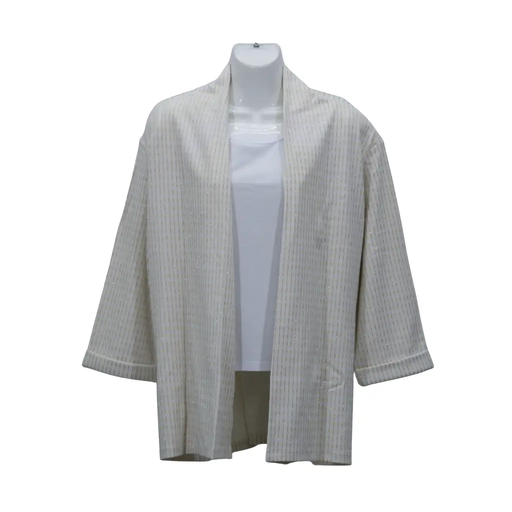 Saco Lineas Oro Hueso