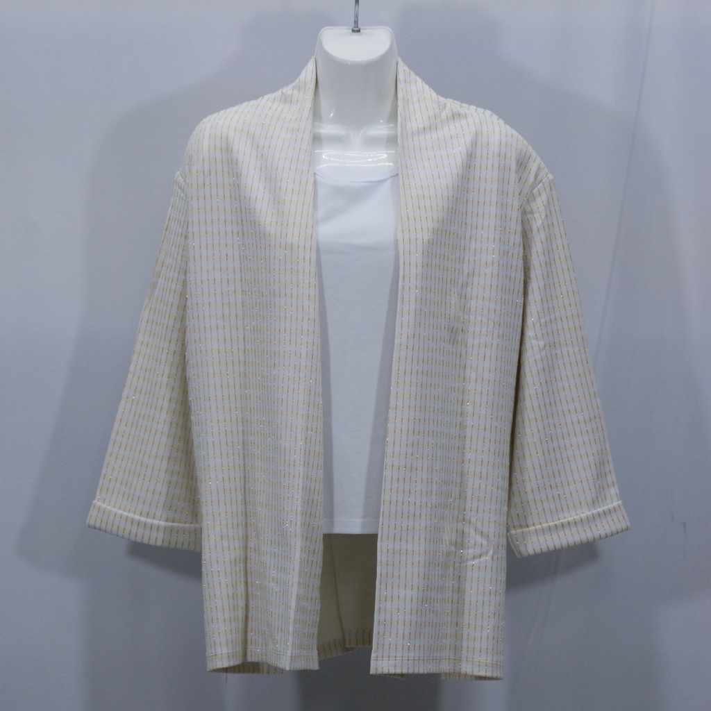 Saco Lineas Oro Hueso