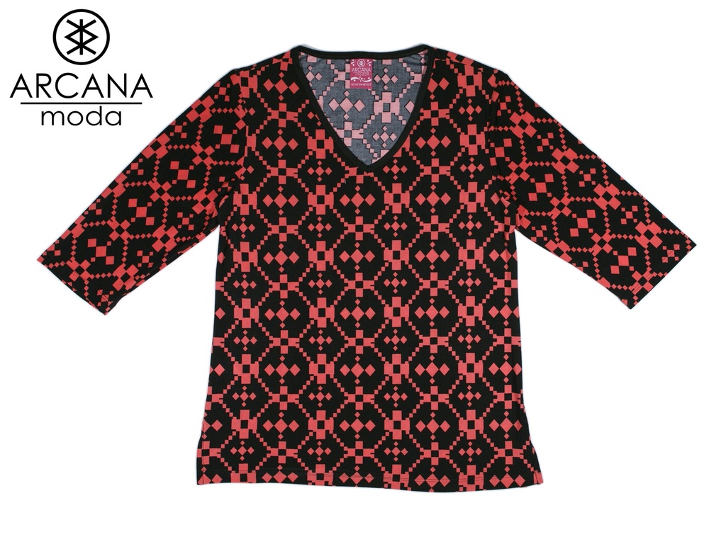 Blusa Aurora Cereza