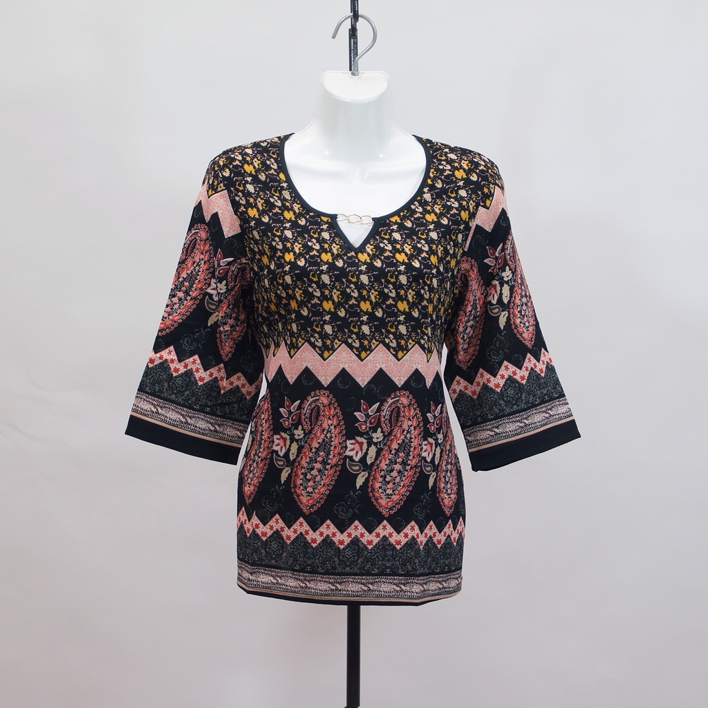 Blusa Eva Negra Cenefa