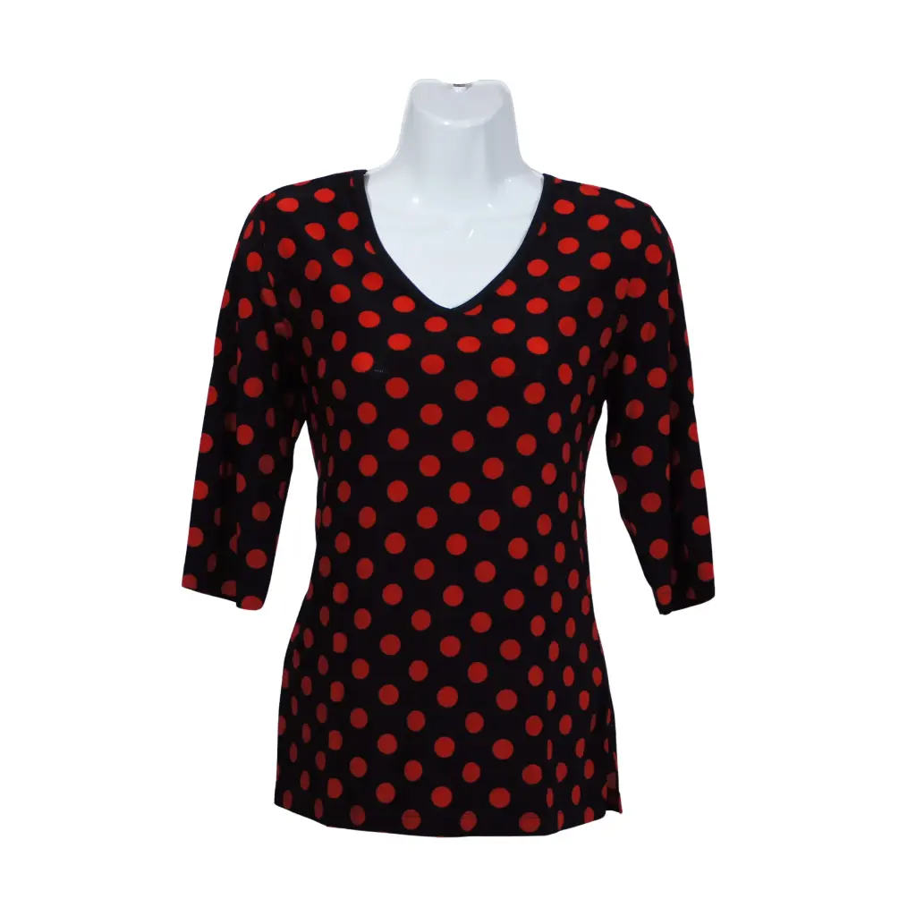 Blusa Toña Lunares Rojos