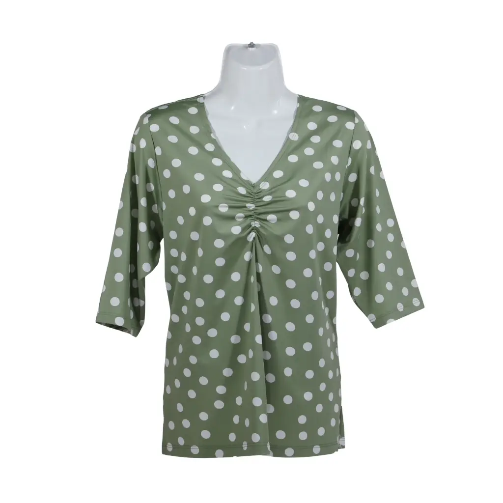 Blusa Zada Lunares Verde