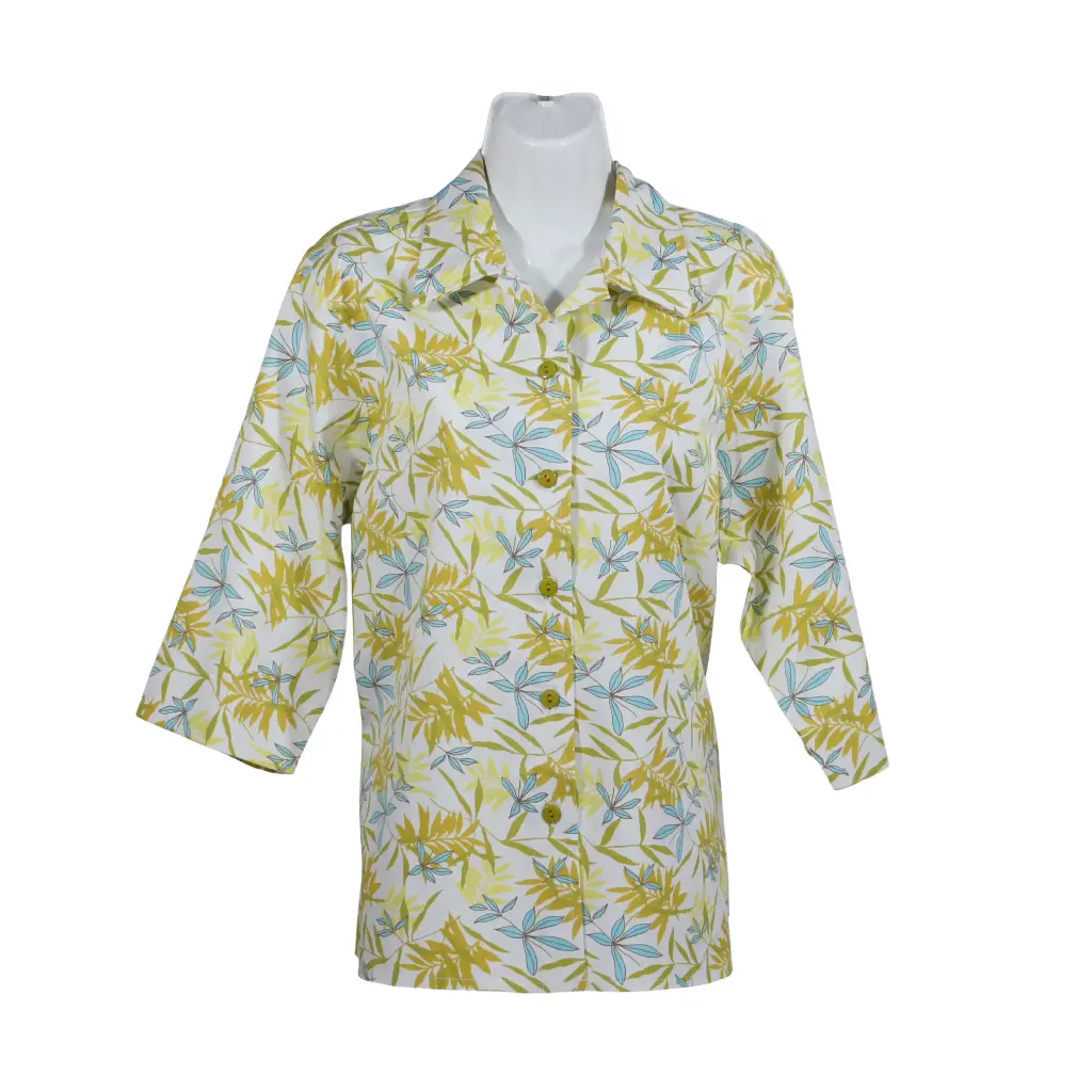 Camisera Carmen Flores Verde