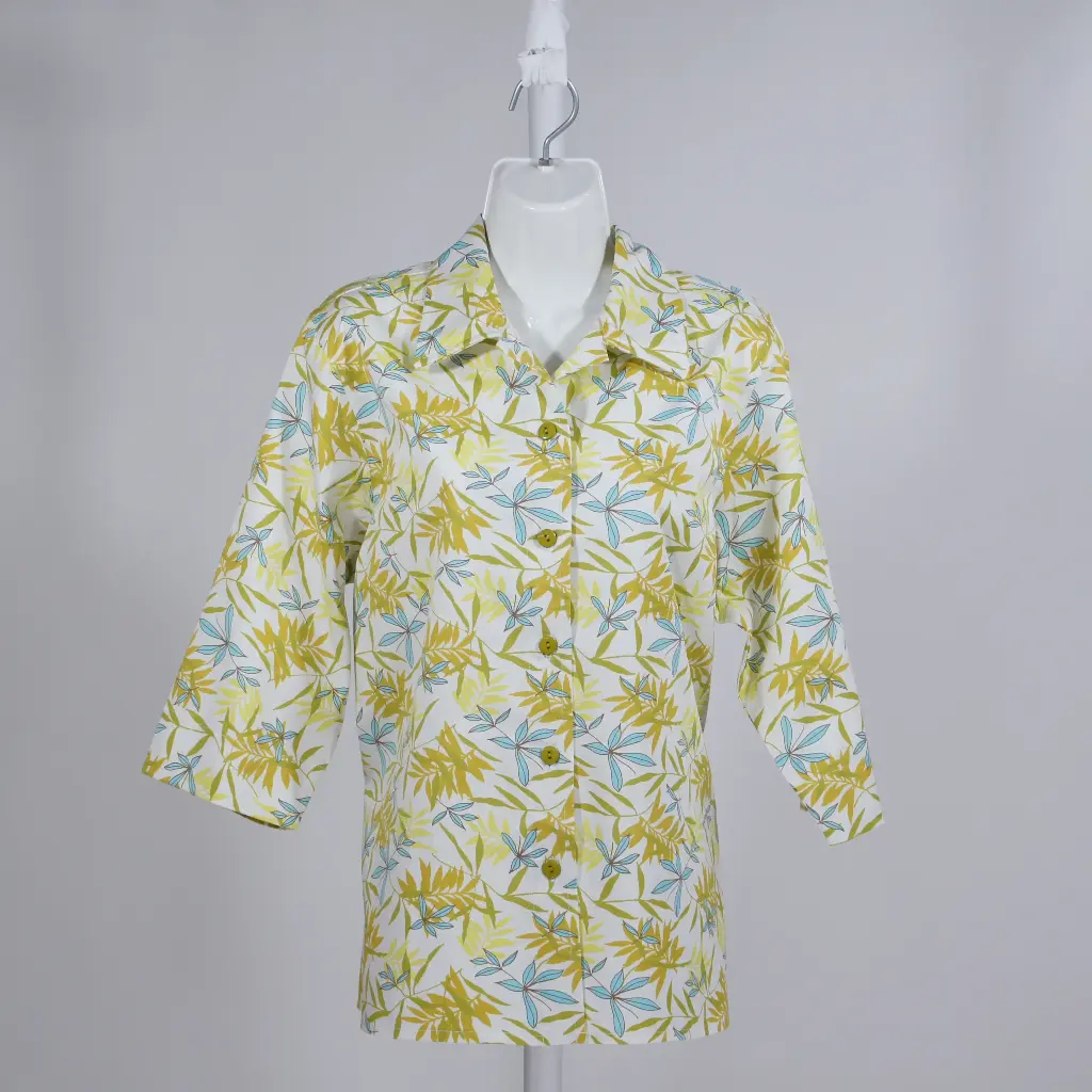 Camisera Carmen Flores Verde