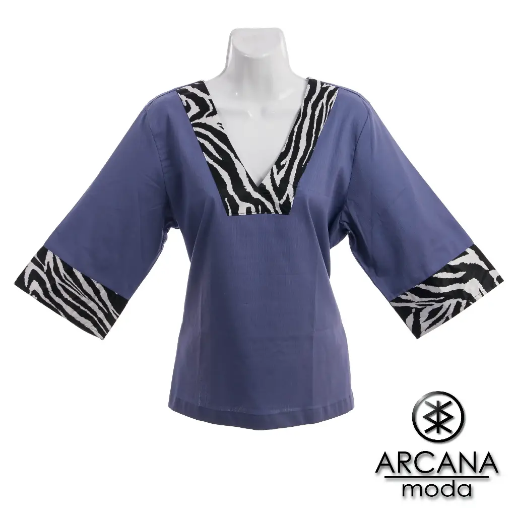 Blusa África Azul