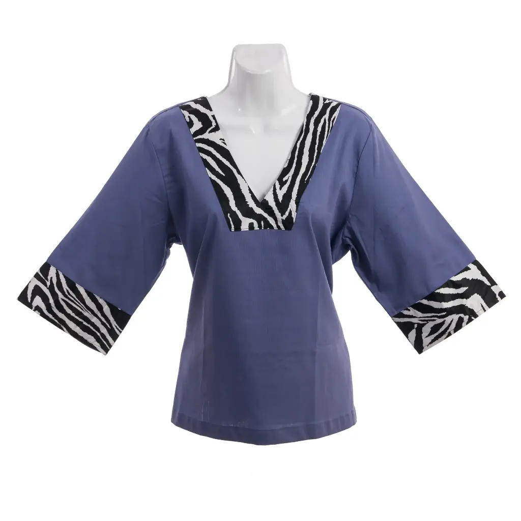 Blusa África Azul