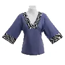 Blusa África Azul
