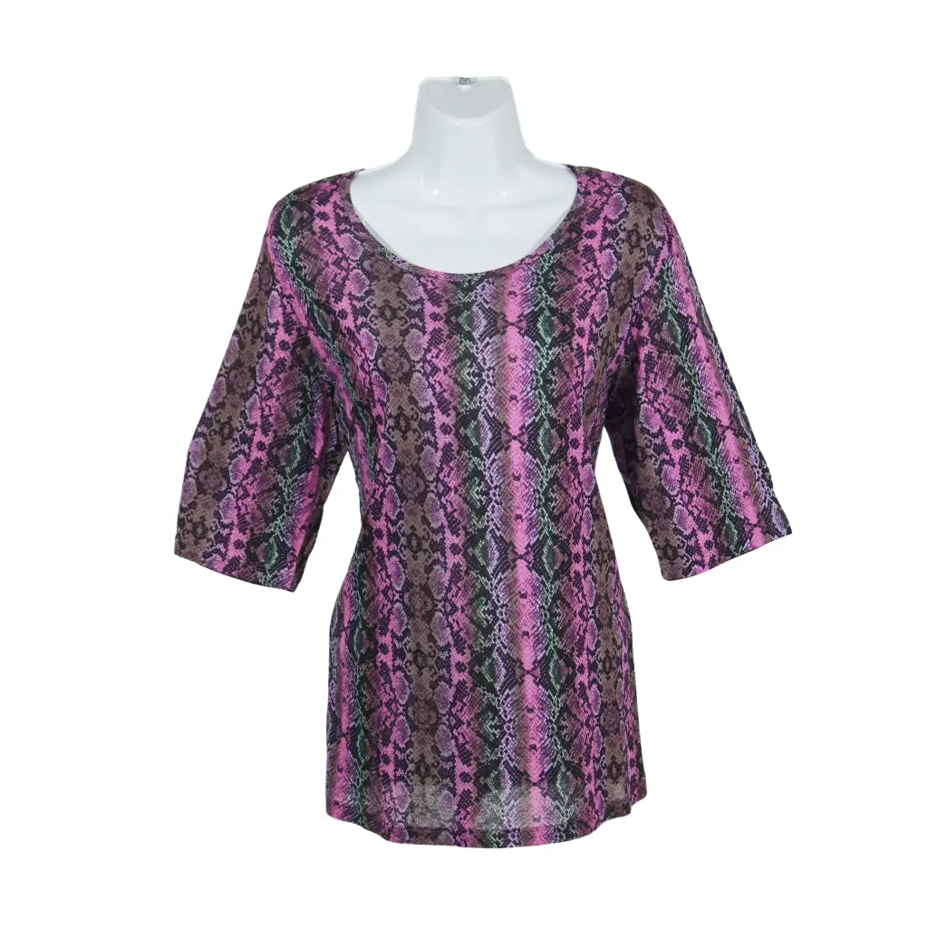 Blusa Itzune Serpiente Morada