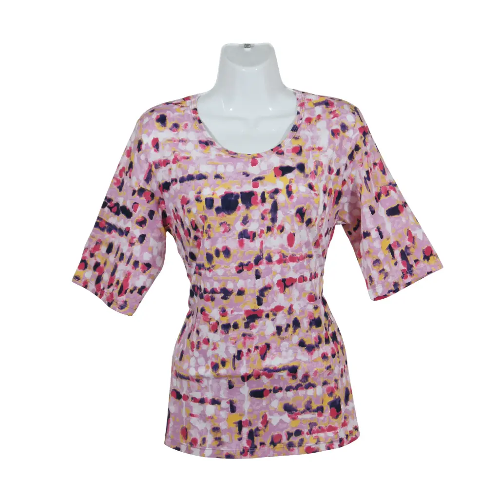 Blusa Itzune Manchas Rosas