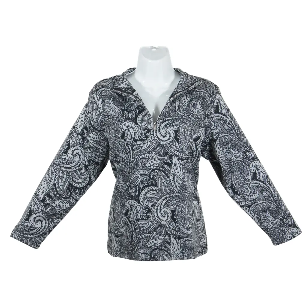 Sudadera Galina Blanco Y Negro