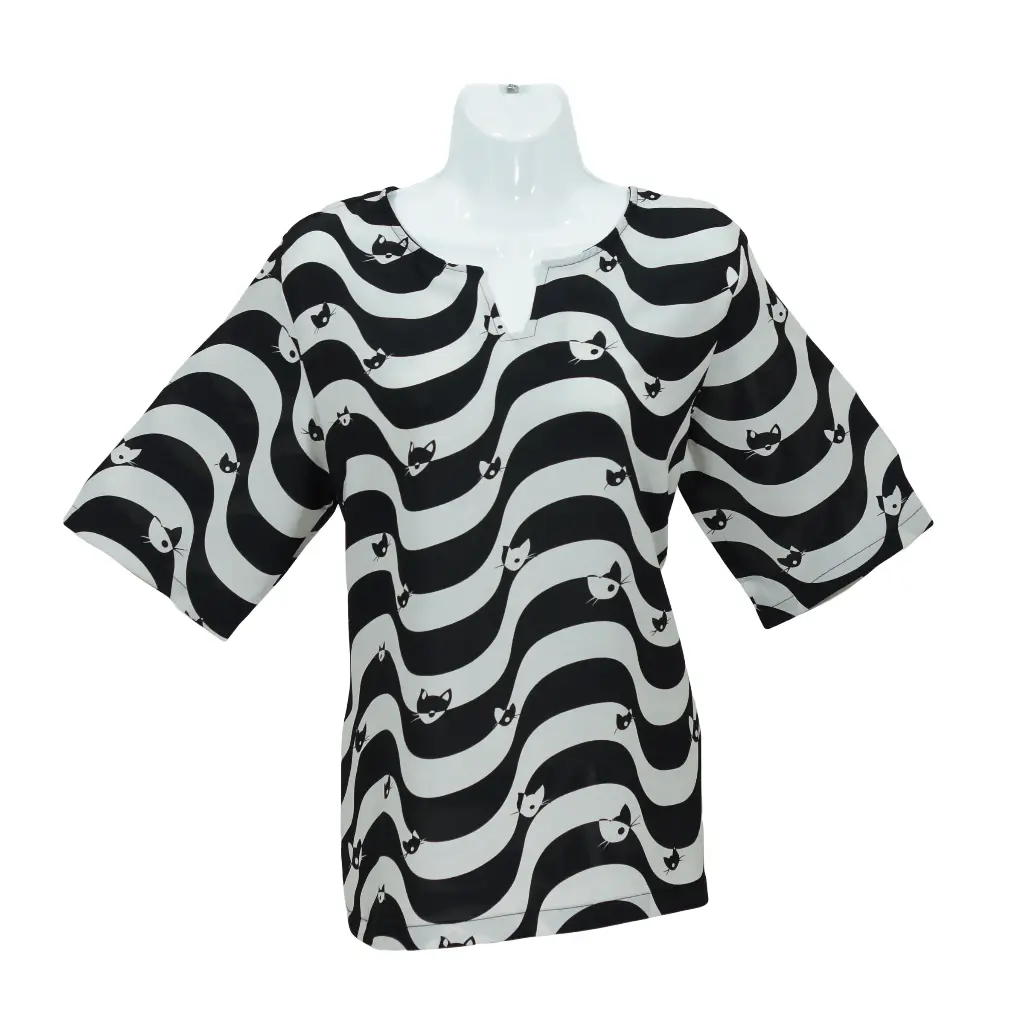 Blusa Josefina Gatos