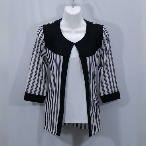 Saco Sandra Negro Con Negro