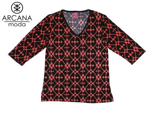 Blusa Aurora Cereza