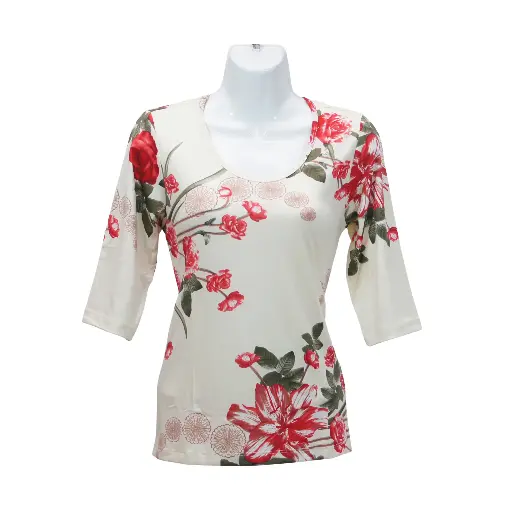 Blusa Daniela Hueso Flores