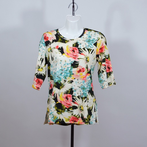 Blusa Violeta Azul Aqua