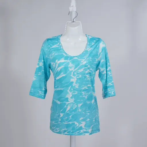 Blusa Daniela Aqua
