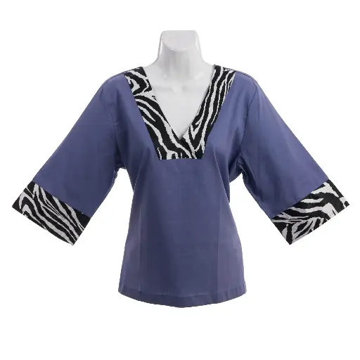 Blusa África Azul