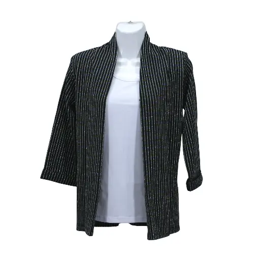 Saco Lineas Oro Negro