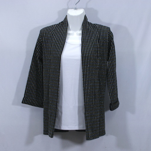 Saco Lineas Oro Negro