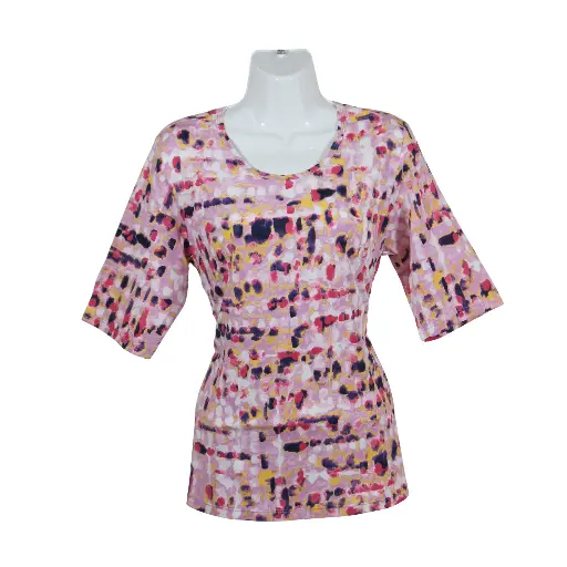 Blusa Itzune Manchas Rosas