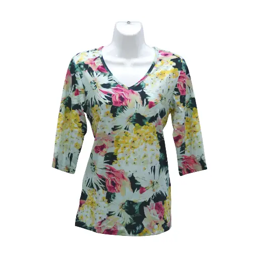 Blusa Violeta Verde